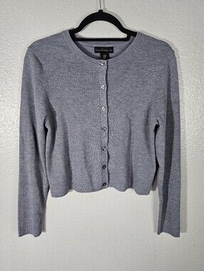 House of Harlow 1960 Merino Wool Ribbed Cardigan Size M